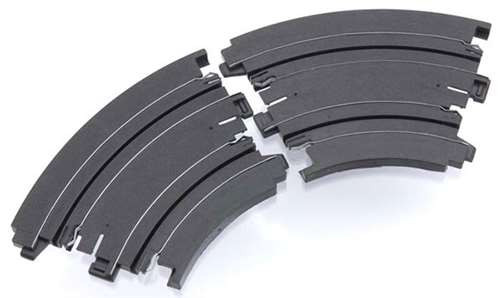 AFX Curve 6" Radius 1/8 Circle HO Slot Car Track Sections (2) AFX Curve 6" Radius 1/8 Circle HO Slot Car Track Sections (2)