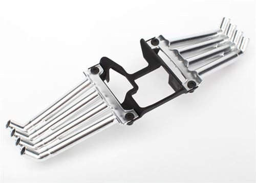 Traxxas Header pipes, satin chrome
