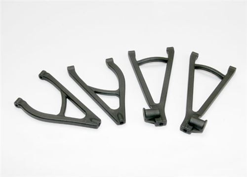 Traxxas Suspension arm set, rear, extended wheelbase (lengthens wheelbase 10mm) (includes upper right & left and lower right & left arms)