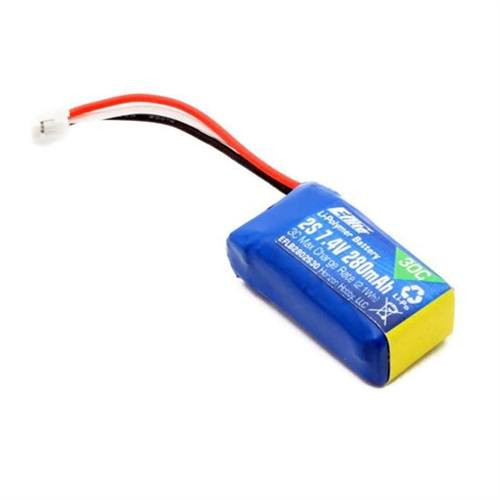 E-Flite 280mAh 2S 7.4V 30C Li-Po Battery E-Flite 280mAh 2S 7.4V 30C Li-Po Battery