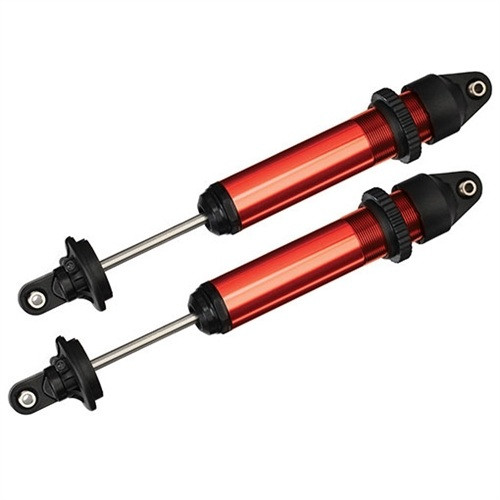 Traxxas X-Maxx Black Aluminum GTX Shocks Assembled w/o Springs (2
