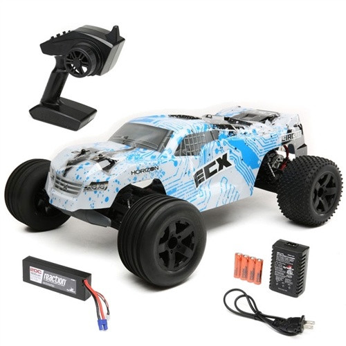 ECX Circuit 1/10 2WD RTR Stadium Truck w/LIPO (White/Blue)