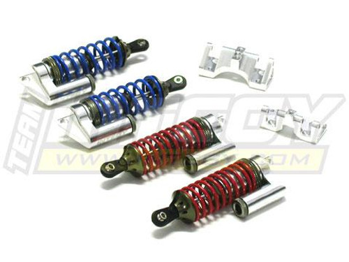 Integy MSR6 Piggyback Shock Set (4) (Silver): Revo 2.5 & 3.3 Integy MSR6 Piggyback Shock Set (4) (Silver): Revo 2.5 & 3.3