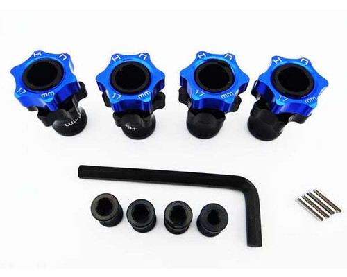 Hot Racing 12mm to 17mm Hex Hub Adapters +6mm