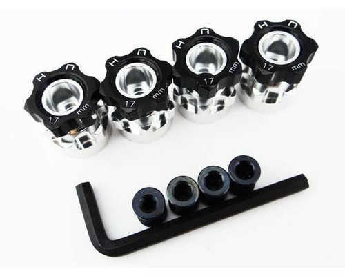 Hot Racing 12mm to 17mm Hex Hub Adapters +6mm