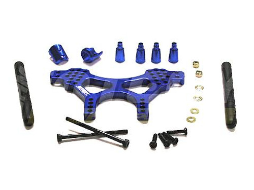 RPM T-Maxx E-Maxx Blue Shock Tower & Body Mount