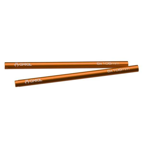 Axial Threaded Alum Pipe 6x106mm Org (2) AX30446