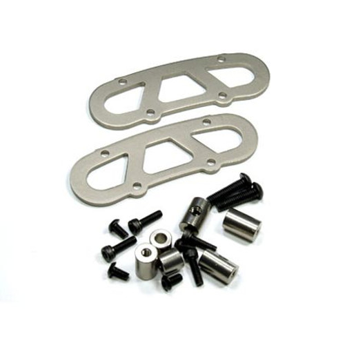 RDLogics Aluminum Front Bumper Bracket (Silver): Revo 2.5 & 3.3