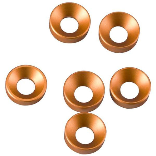 Axial Cone Washer 3x6.9x2mm Orange (6) AXA1104 Axial Cone Washer 3x6.9x2mm Orange (6) AXA1104