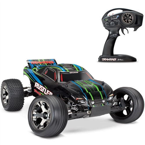 Traxxas Rustler VXL Brushless RTR RC Truck w/TSM (no battery/charger) Traxxas Rustler VXL Brushless RTR RC Truck w/TSM (no battery/charger)