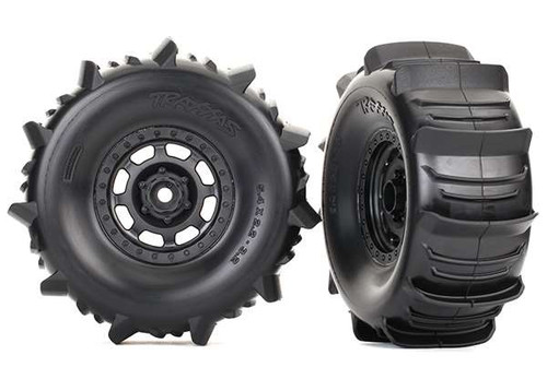 Traxxas Unlimited Desert Racer Paddle Tires on Desert Racer Wheels (2) Traxxas Unlimited Desert Racer Paddle Tires on Desert Racer Wheels (2)