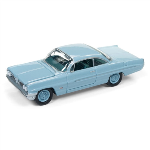 Johnny Lightning 1:64 Diecast 1961 Pontiac Catalina - Tradewind Blue Johnny Lightning 1:64 Diecast 1961 Pontiac Catalina - Tradewind Blue