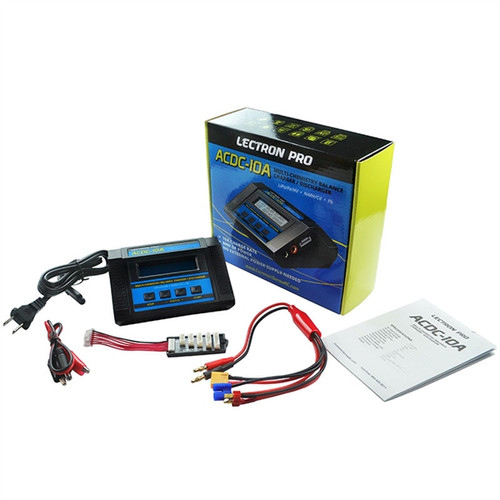 Lectron Pro ACDC-10A 1S-6S 10-Amp LiPo/LiFe/LiHV/NiMH Charger Lectron Pro ACDC-10A 1S-6S 10-Amp LiPo/LiFe/LiHV/NiMH Charger