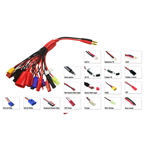Common Sense RC Colossus 18-in-1 Battery Charging Lead Adapter Common Sense RC Colossus 18-in-1 Battery Charging Lead Adapter