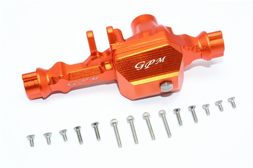 GPM Red Aluminum Front Axle Housing & Gearbox for