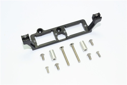 GPM Black Aluminum Servo Mounts for Diff Lock Servos in TRX-4 GPM Black Aluminum Servo Mounts for Diff Lock Servos in TRX-4