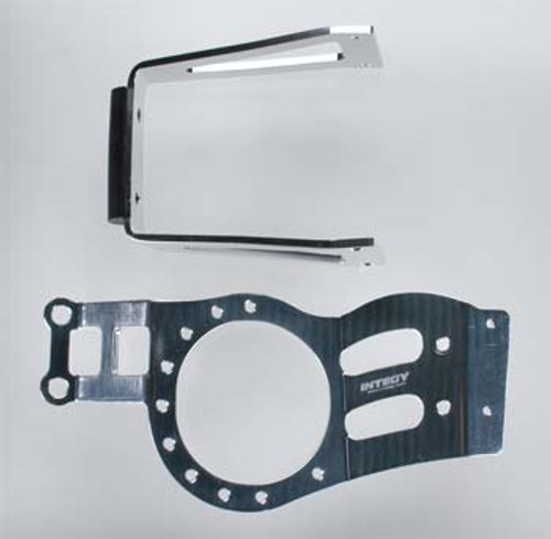 Integy Aluminum Heavy-Duty Handle & Engine Roll Cage (Silver): Savage X Integy Aluminum Heavy-Duty Handle & Engine Roll Cage (Silver): Savage X