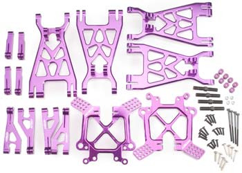Integy Aluminum Throttle Mix Arm Set (Purple): Sav