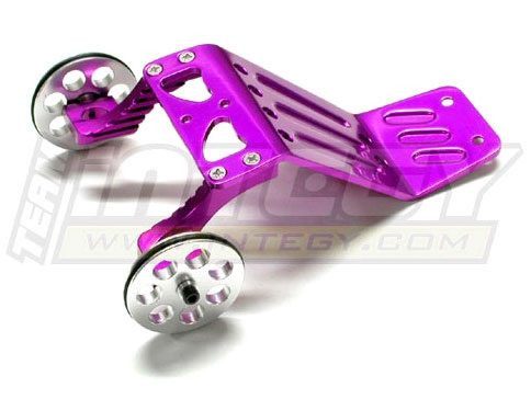 Ｋ*様 hpiサベージIntegy アルミ ロワーアーム1台分 Integy Savage X Evo-3 Purple Aluminum Wheelie Bar