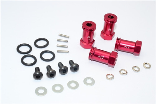 GPM Blue Aluminum 17mm Extension Hubs w/12mm Hex f