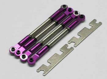 Integy Aluminum Throttle Mix Arm Set (Purple): Sav