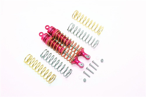 GPM Aluminum Rear Adjustable Shocks for 4x4 Slash Rustler Stampede (Red) GPM Aluminum Rear Adjustable Shocks for 4x4 Slash Rustler Stampede (Red)