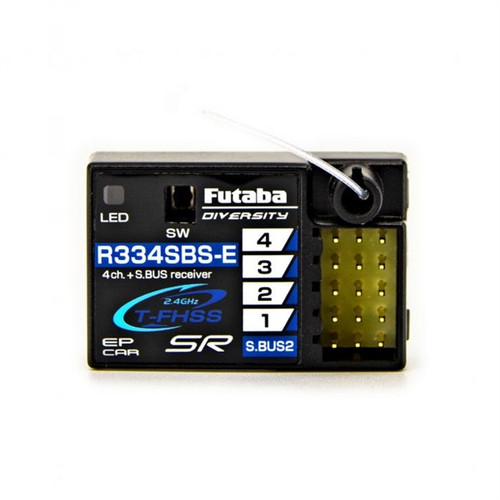 Futaba R334SBS-E Super Response T-FHSS Telemetry Receiver Futaba R334SBS-E Super Response T-FHSS Telemetry Receiver