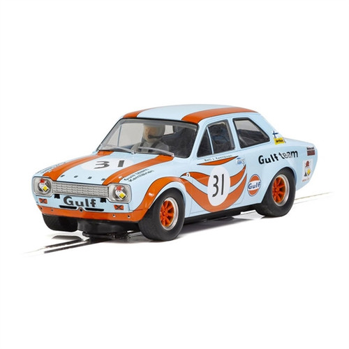 Scalextric Ford Escort Mk1 - Gulf Edition 1/32 Slot Car Scalextric Ford Escort Mk1 - Gulf Edition 1/32 Slot Car