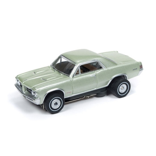 Auto World Thunderjet R25 1964 Pontiac GTO Green HO Slot Car