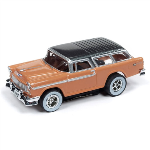 New Auto World Rel 26 1955 C Chevy Nomad Xtraction HO Slot Car Runs on Tomy AFX