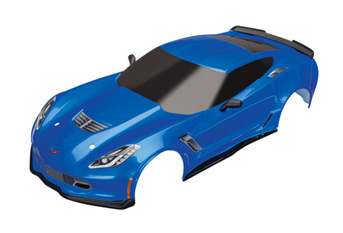 Traxxas 4-Tec 2.0 Chevrolet Corvette Z06 Blue Painted Body (8386X)