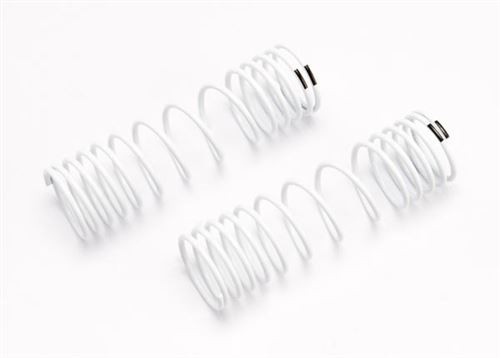 Traxxas Rear White Progressive Springs (2) for Slash & Stampede 4x4