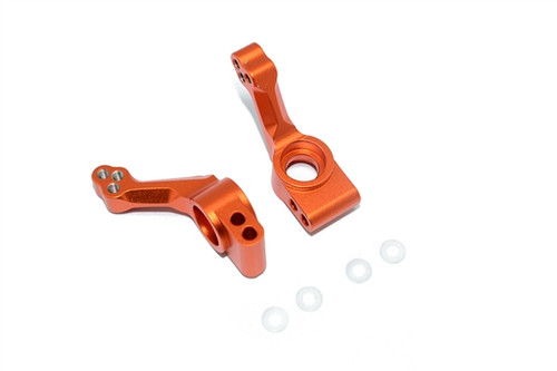 GPM Orange Aluminum Rear Stub Axle Carriers fits 2WD Stampede Rustler Slash Bandit GPM Orange Aluminum Rear Stub Axle Carriers fits 2WD Stampede Rustler Slash Bandit