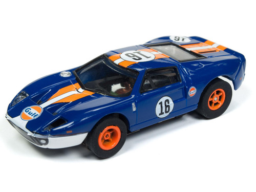 Auto World 2004 Chevy Corvette C5R (Gulf Orange & Blue Gulf livery