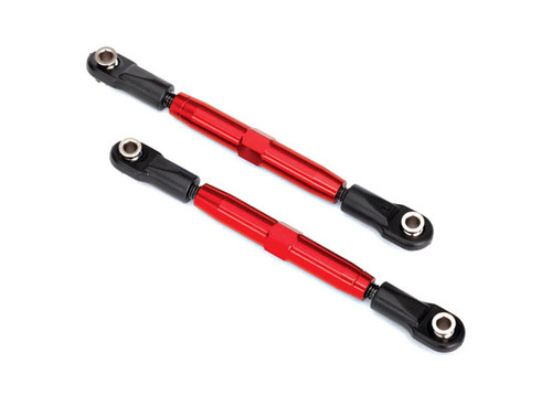 Traxxas TUBES Red 7075-T6 Aluminum 83mm Camber Links | Traxxas 3643R