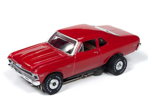 Auto World 1970 Chevrolet Nova Red Thunderjet HO Slot Car (SC350-4)