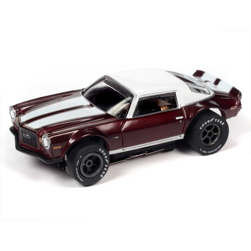 Auto World 1971 Chevrolet Camaro Z/28 Burgundy Xtraction R30 HO Slot Car (SC354-4)