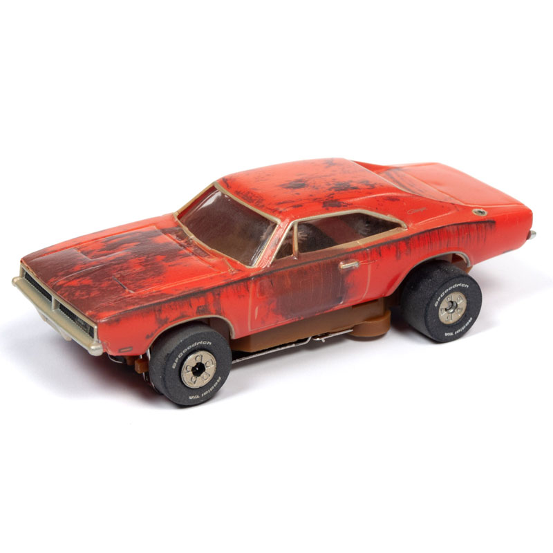 Auto World 1969 Dodge Charger Graveyard Carz Theme Thunderjet HO Slot Car (SC345-2)