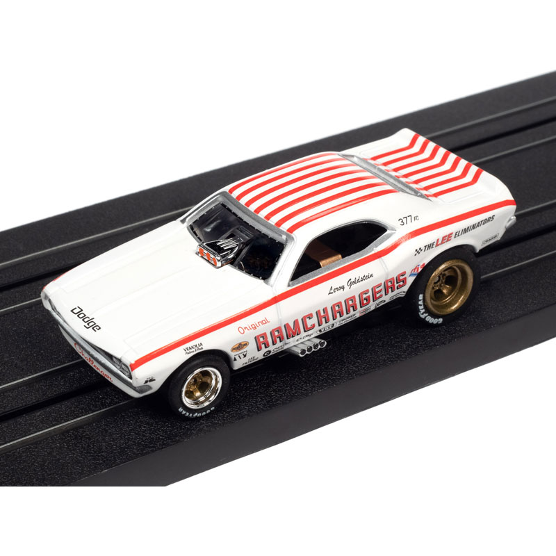 Auto World Ramchargers 1970 Dodge Challenger Funny Car 4Gear HO Scale Slot Car (SC356-3)