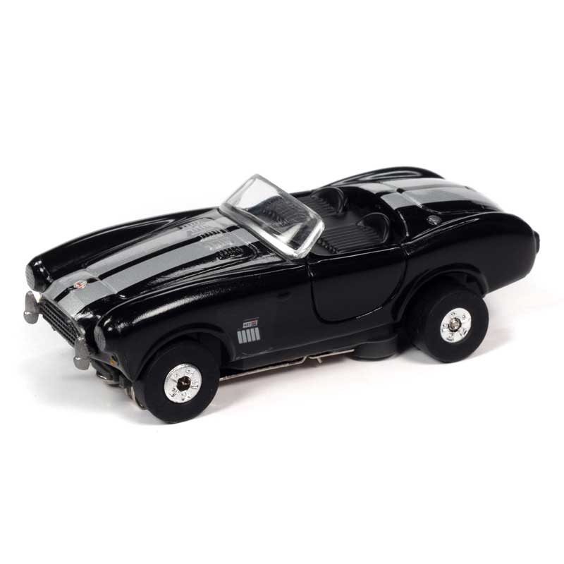 Auto World 1965 Shelby Cobra 427 S/C Roadster Black Thunderjet HO