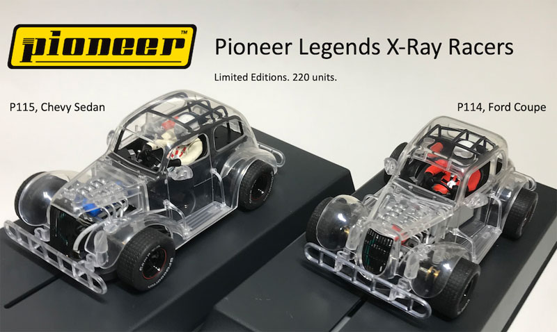 Pioneer ‘37 Chevy Sedan Legends Racer X-Ray 1/32 Slot Car - Limited Edition