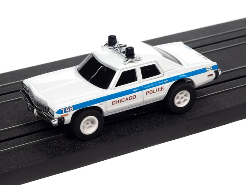 Auto World 1974 Dodge Monoco Blues Brothers Chicago Police X-Traction R36 HO Slot Car