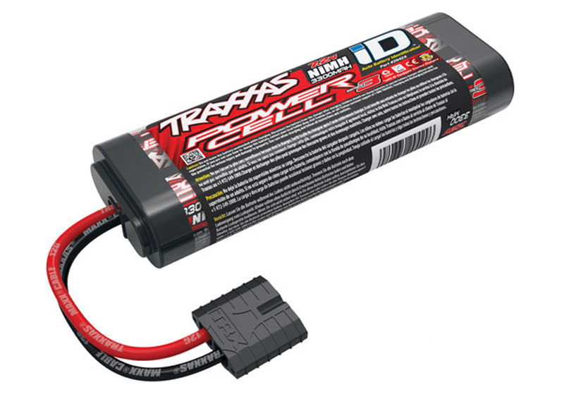 Traxxas 7.2V 3300mAh NiMH Flat Battery Pack w/iD Connector