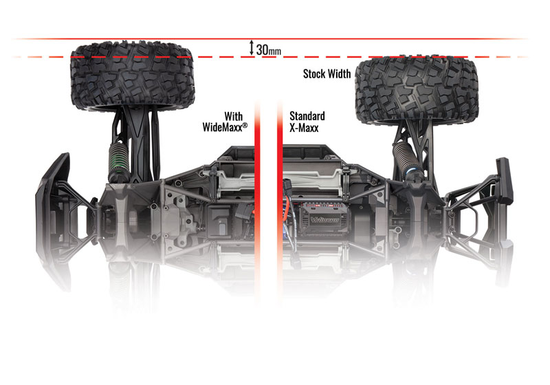 Traxxas X-Maxx Green WideMaxx Suspension kit