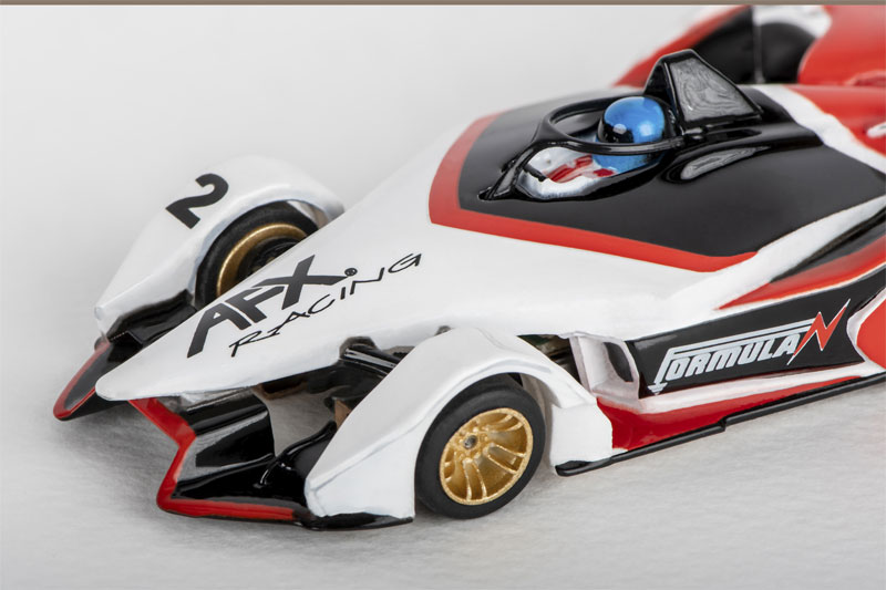 AFX Formula N White/Black/Red G+ HO Slot Car (22015)