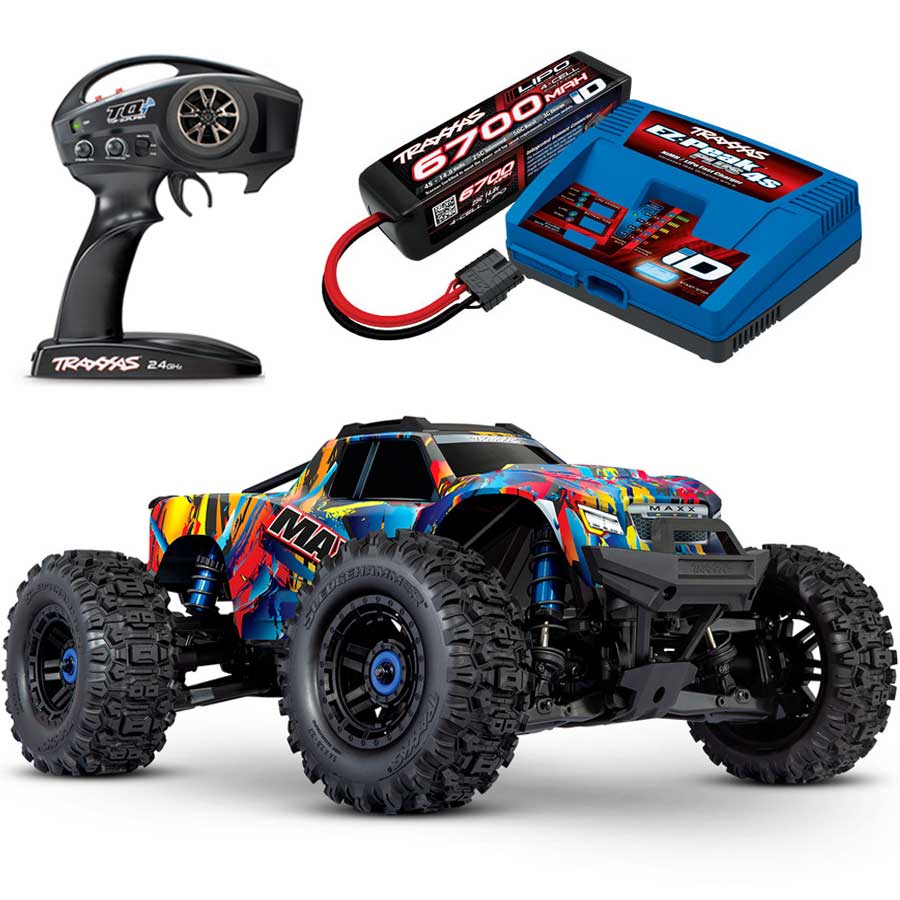 Traxxas Maxx 4S RTR Brushless 4x4 RC Monster Truck with WideMAXX