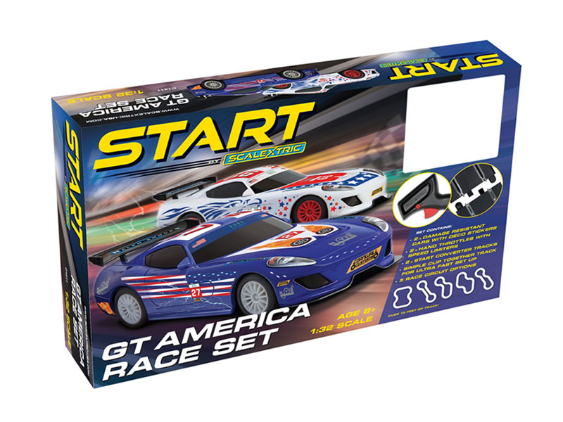 Scalextric START GT America 1/32 Slot Car Track Set (C1411T)