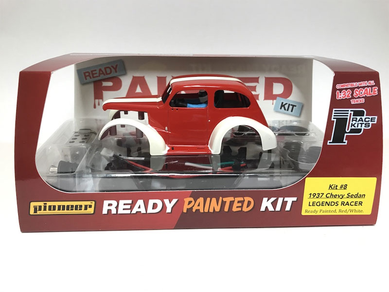 Pioneer 1937 Chevy Sedan Legends Racer 'Ready Painted' (Red/White