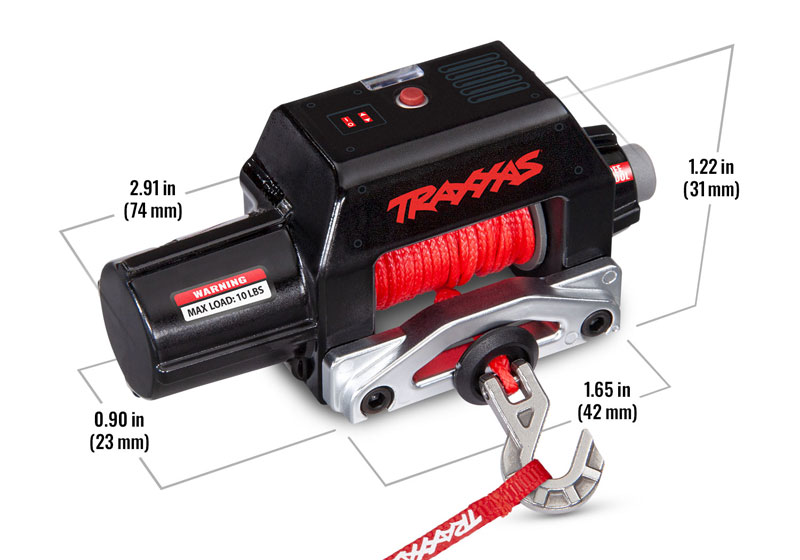 トラクサス　プロスケール®リモートTRX-4およびTRX-6用ウインチ 8855 Traxxas Pro Scale Winch Kit with Wireless Controller for TRX-4 and