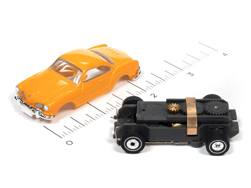 Auto World 1963 Volkswagen Karmann Ghia (Orange) Thunderjet HO